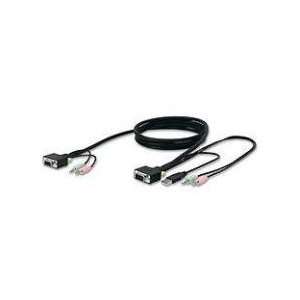  15FT USB VGA with audio KVM All in One Cable Kit for Soho 