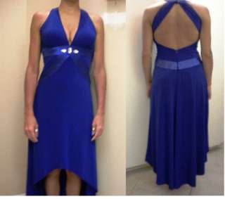 Cobalt Blue Dress/Gown for Evening Prom Special Occasion Wedding Party 