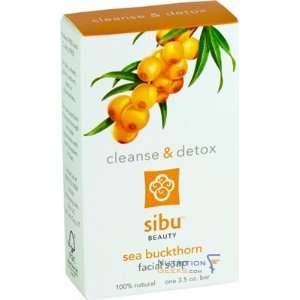  Sibu Beauty Cleanse & Detox Sea Buckthorn Facial Soap, 3.5 