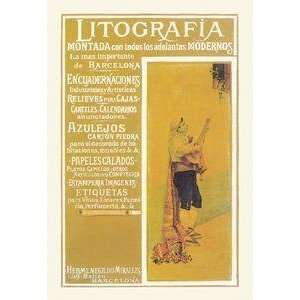  Vintage Art Litografia   02883 1