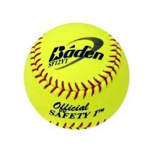  Baden Safety Level 1 Composite 12 Softballs (DZ) YELLOW 