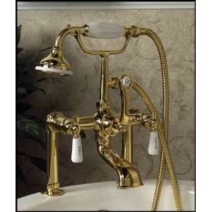   Rim Mounted Faucet & Hand Shower   Lever   Barclay