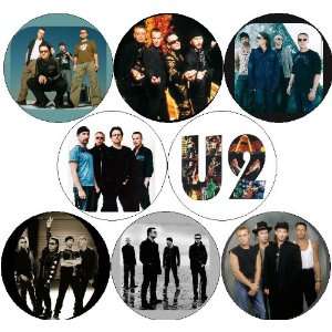  Set of 8 U2 Rock Band 1.25 MAGNETS Bono 