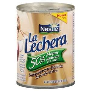 La Lechera, Milk Swt Cndnsd 50% Less Sgr, 14.4 FO (Pack of 24)