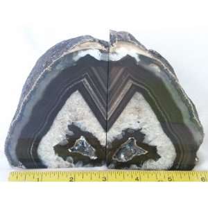  Agate and Crystal Bookends, 9.19.7 