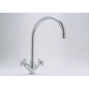  Rohl Modern Architectural Kitchen Faucet with Cross 