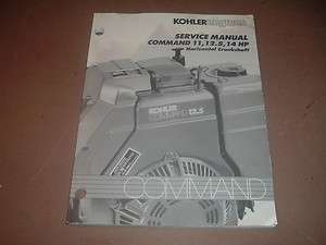 Kohler Command 11, 12.5, 14 HP Engines Service Repair Manual  