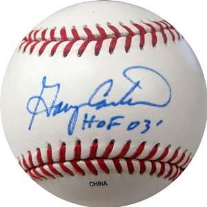  Gary Carter HOF 03 Autgraphed / Signed Florida State 