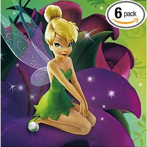 Disneys Tinker Bell Beverage Napkins, 16 Count Packages 