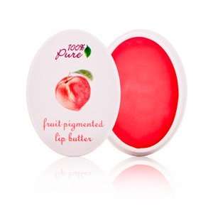  100 Percent Pure Fruit Pigmented Lip Butter   Peach 