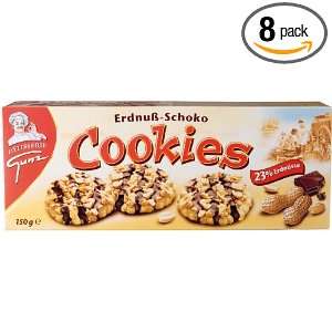 Gunz Patisserie Peanut Cookies, 150 Grams (Pack of 8)  