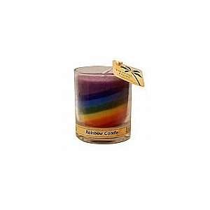    Aloha Bay Unscented Rainbow Candle   2.5 oz