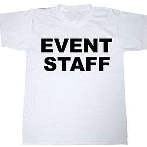 Event Staff Bar Bouncer Concert Security Shirt Party T shirt Adult 