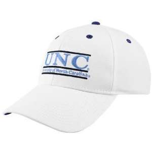  The Game North Carolina Tar Heels (UNC) White Three Bar Classic 