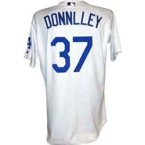  Donnelly #37 2007 Dodgers Game Used Home Cool Base White Jersey(Name 