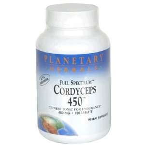  Cordyceps 450 mg, 120 Tablets, Mushroom Extract capsules 