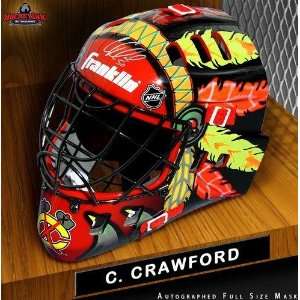  Corey Crawford Chicago Blackhawks Autographed Full Size 