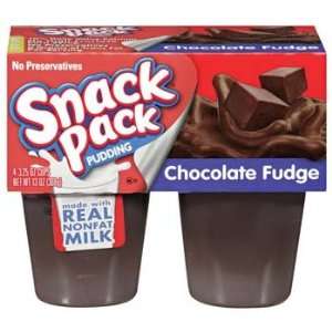 Snack Pack Chocolate Fudge Pudding 4 pk Grocery & Gourmet Food