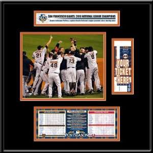  San Francisco Giants 2010 NLCS Ticket Frame Junior Sports 