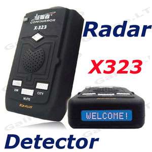 Original Conqueror X323 Radar detector X Band ku band k band KA Band 