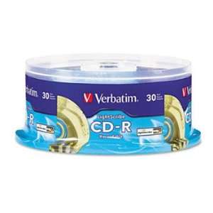   VerbatimÂ® CD R LightScribe Recordable Disc   VER94934 Electronics