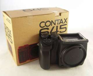 CONTAX 645 AF CAMERA BODY with MFS 2 SCREEN IN BOX  
