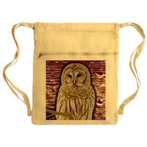  Messenger Bag Sack Pack Yellow Snow Owl 