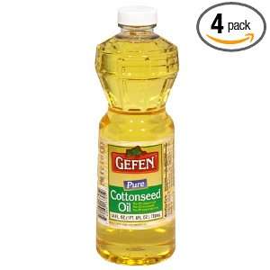 Gefen Oil, Cottonseed, Passover, 24 Ounce (Pack of 4)  