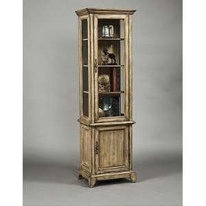   Furniture Rustic Chic Display Cabinet in Dune 516182
