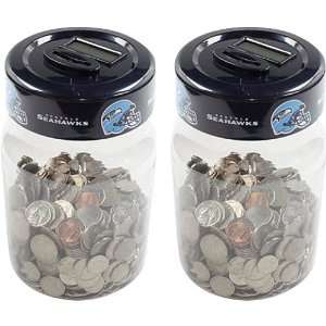 Eb Brands Seattle Seahawks Digital Coin Bank   Set Of 2  