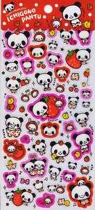 Pool Cool Ichigono Pantu Panda Stickers, 50+ Stickers  