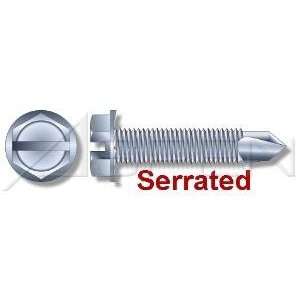   Washer, Slotted Steel, Zinc Plated Serrated Machine Screw Threading