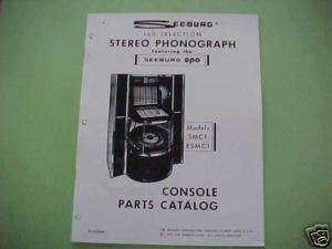 Seeburg SMC1 ESMC1 Jukebox Console Parts Catalog  