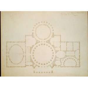   ,DC,Floor plan,c1795,William Thornton,architect