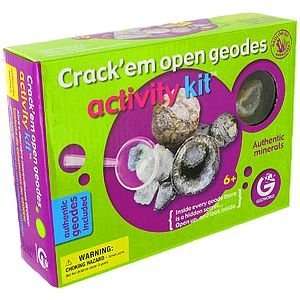  Activity Kit Crackem Open Geodes Toys & Games