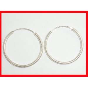   Style Hoop Earrings Sterling Silver #2106 Arts, Crafts & Sewing
