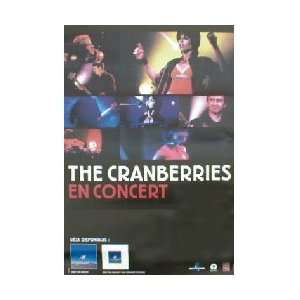  CRANBERRIES En Concert Music Poster