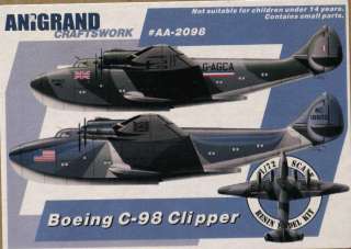 72 Anigrand BOEING C 98 CLIPPER Seaplane  