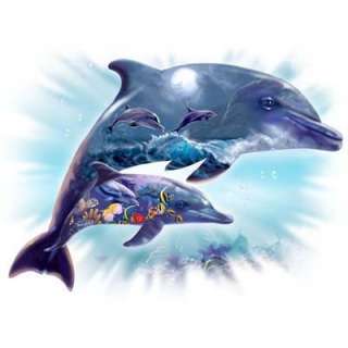 Dolphin Universe, Sealife, Ocean, Sweatshirt, S, M, L or XL  