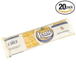 Lensi Pasta Chef Linguine, 16 Ounce Paper Bags (Pack of 20)