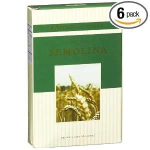 Kaplanidi Mills Semolina Fine Cut, 17.6 Ounce Boxes (Pack of 6 