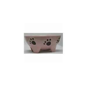  Ethical Dog Footed Dog Dish 7 In Pink