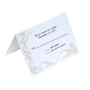  Response Card Adorned With Shells (50 Pack) Arts, Crafts 