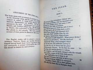 1836 WILLIAM COWPER 1ST EDITION 15VOLS HOMER ILIAD ODYSSEY LEATHER 