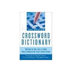  Bantam Crossword Dictionary (9780553263756) Walter D 