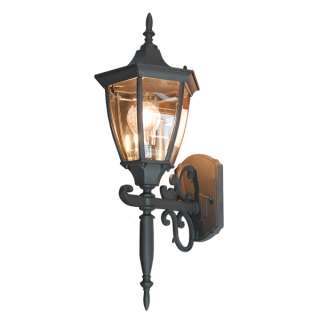22 Outdoor Wall Scone Lamp Lantern Black Finished Wall Lighting 