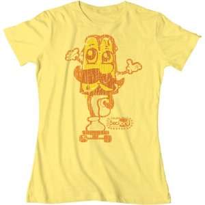 Sector 9 Popsicle Womens Short Sleeve Casual Shirt   Yellow / Large