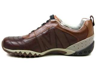   BROWN LEATHER WALKING OUTDOOR TRAINERS SHOES SIZES 7 12 NEW  
