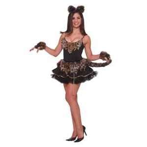  Feline Fantasy Leopard Dress Adult Costume Size Standard 