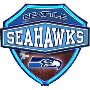  Memory Company Seattle Seahawks Neon Shield Wall Lamp 